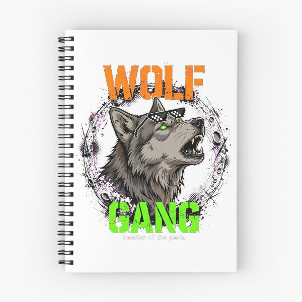 Item preview, Wolf Gang Leader Of The Pack Funny Wolf Thug Life Halloween designed and sold by KnrNazimTHRE4DS.