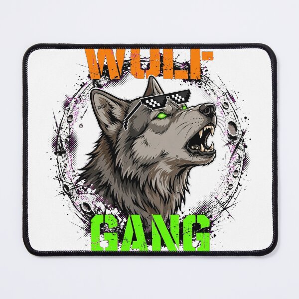 Item preview, Wolf Gang Leader Of The Pack Funny Wolf Thug Life Halloween designed and sold by KnrNazimTHRE4DS.