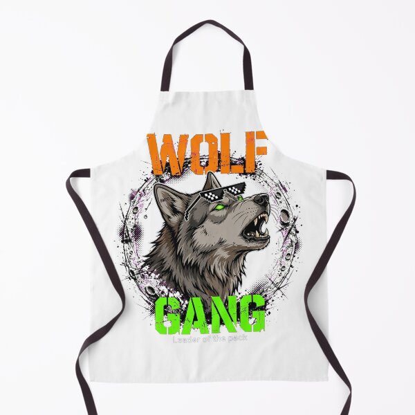 Item preview, Wolf Gang Leader Of The Pack Funny Wolf Thug Life Halloween designed and sold by KnrNazimTHRE4DS.