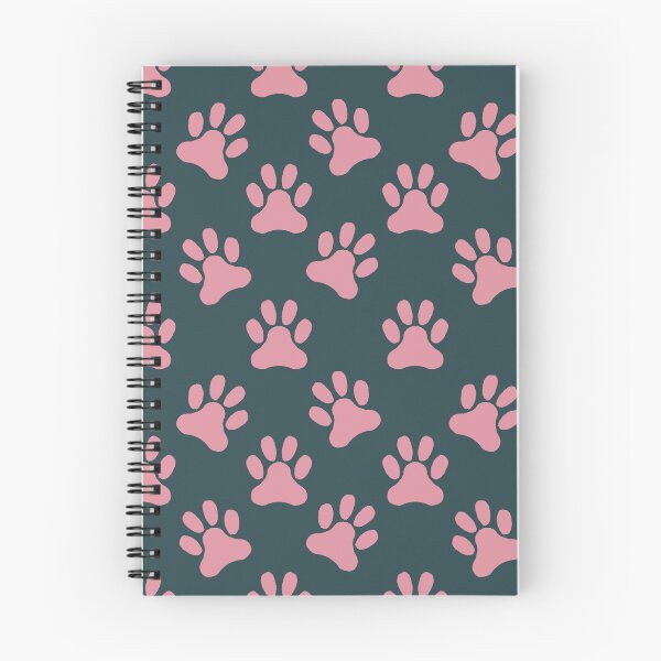 Item preview, Medium Teal Cat Paw Prints Seamless Pattern Cute Modern Playful Pet Tracks designed and sold by DColourMuse.