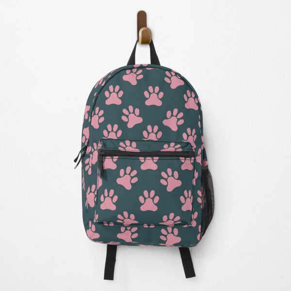 Item preview, Small Teal Cat Paw Prints Seamless Pattern Cute Modern Playful Pet Tracks designed and sold by DColourMuse.