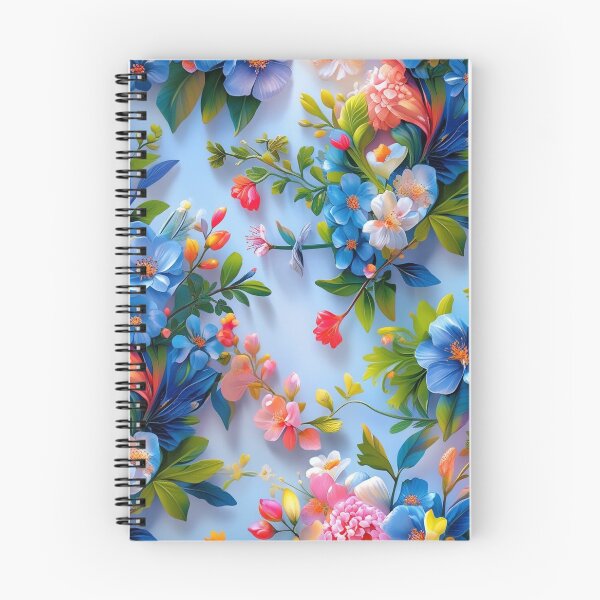Item preview, Blue Floral Garden Pattern With Colorful Tropical Flowers Phone Case designed and sold by FestivityFinds.