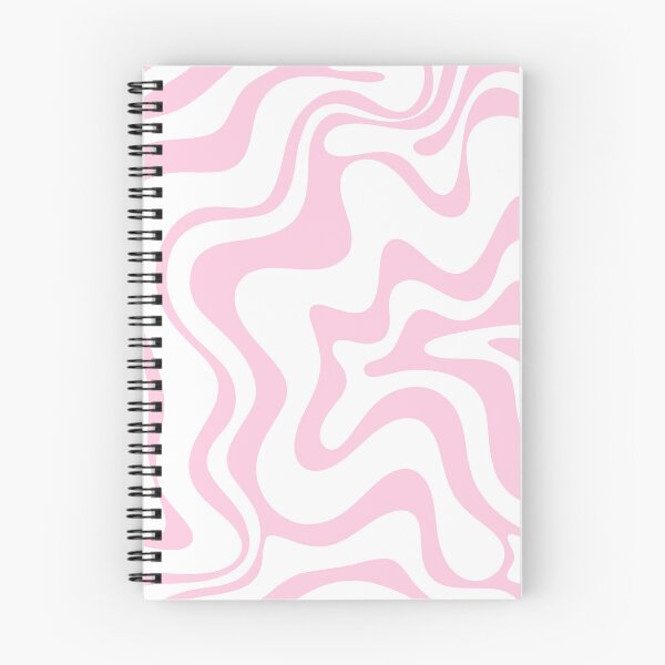 Item preview, Pink and White Retro Liquid Swirl Abstract Pattern designed and sold by kierkegaard.