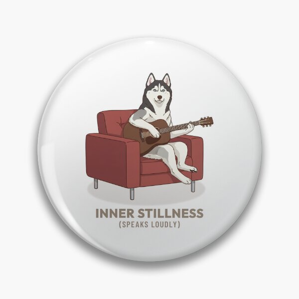 Item preview, Siberian Husky Playing Guitar Acoustic Music Vintage Aesthetic designed and sold by COZY VINTAGE animal.
