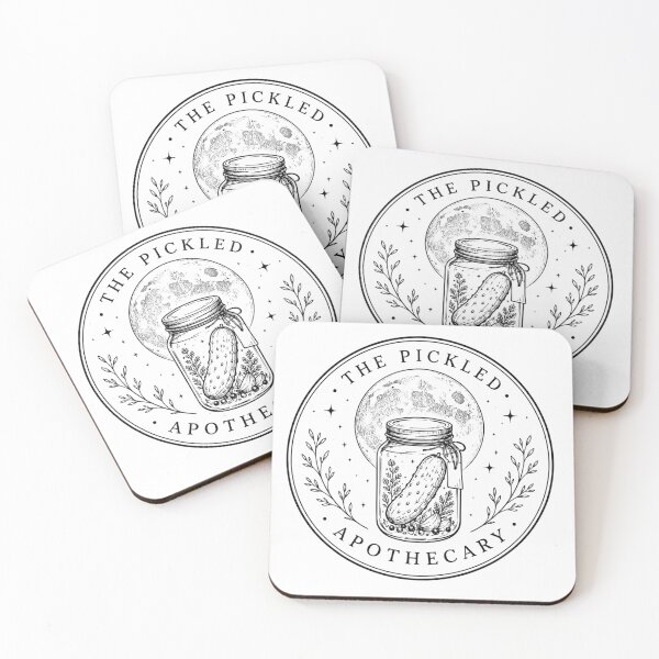 Item preview, Pickled Apothecary Vintage Stamp Sticker designed and sold by Imagine Ink Design Studio.