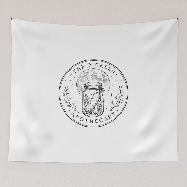 Item preview, Pickled Apothecary Vintage Stamp Sticker designed and sold by Imagine Ink Design Studio.