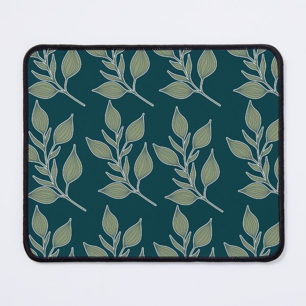 Item preview, Deep Teal Botanical Leaves | Moody Sage Green Pattern designed and sold by ​Jyoti Digital Artist.