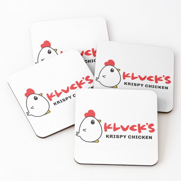 Item preview, Kluck's Krispy Chicken Cute Hen Mascot Logo designed and sold by aevgxru.