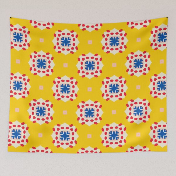 Item preview, 1950’s Yellow Pattern designed and sold by Ellie&CharChar&Evy.