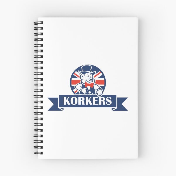 Item preview, Korkers British Union Jack Pig Mascot Logo designed and sold by aevgxru.