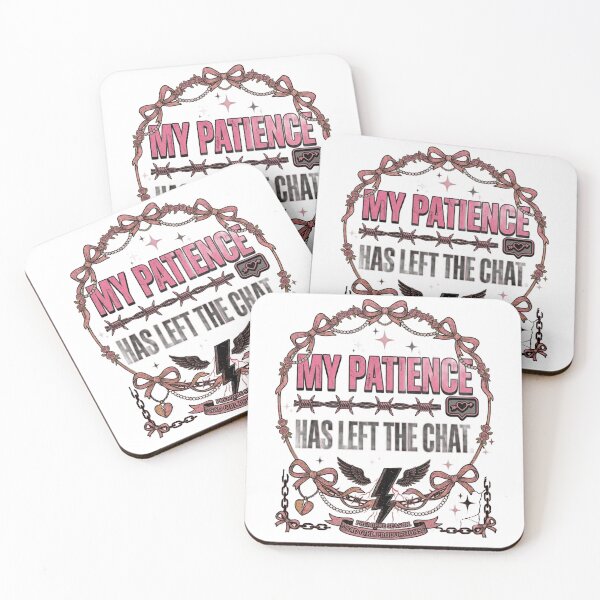 Item preview, My Patience Has Left The Chat Sarcastic Sad Girl Design designed and sold by InkroarCo.