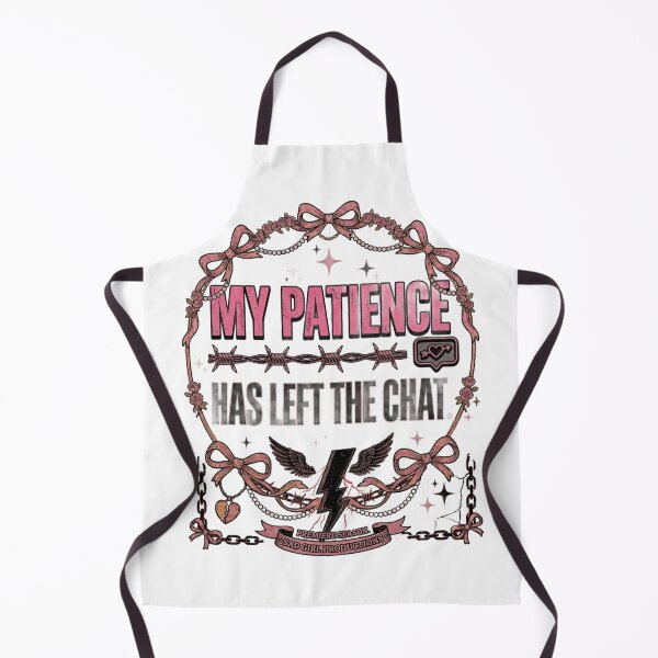 Item preview, My Patience Has Left The Chat Sarcastic Sad Girl Design designed and sold by InkroarCo.