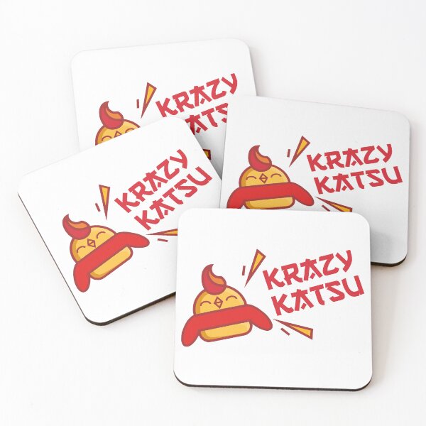 Item preview, Krazy Katsu Playful Chicken Mascot Logo designed and sold by aevgxru.