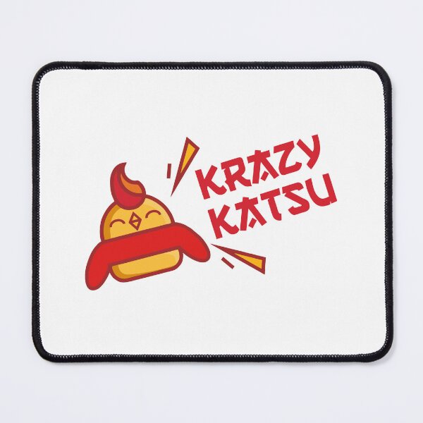 Item preview, Krazy Katsu Playful Chicken Mascot Logo designed and sold by aevgxru.