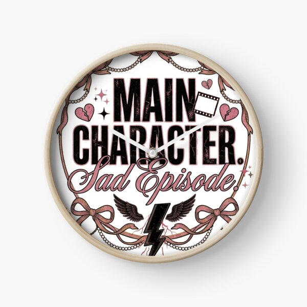 Item preview, Main Character Sad Episode Pink Coquette Aesthetic Design designed and sold by InkroarCo.