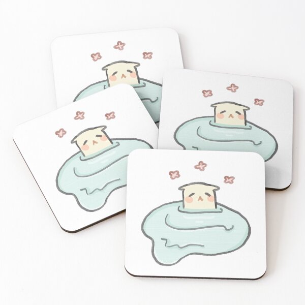 Item preview, Little Boo In The Hot Spring Cute Kawaii Onsen Graphic designed and sold by starmuffsre.