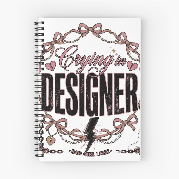 Item preview, Crying In Designer Sad Girl Luxury Aesthetic Typography designed and sold by InkroarCo.
