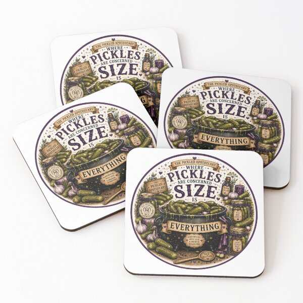 Item preview, Funny Pickle Size Matters Sticker designed and sold by Imagine Ink Design Studio.