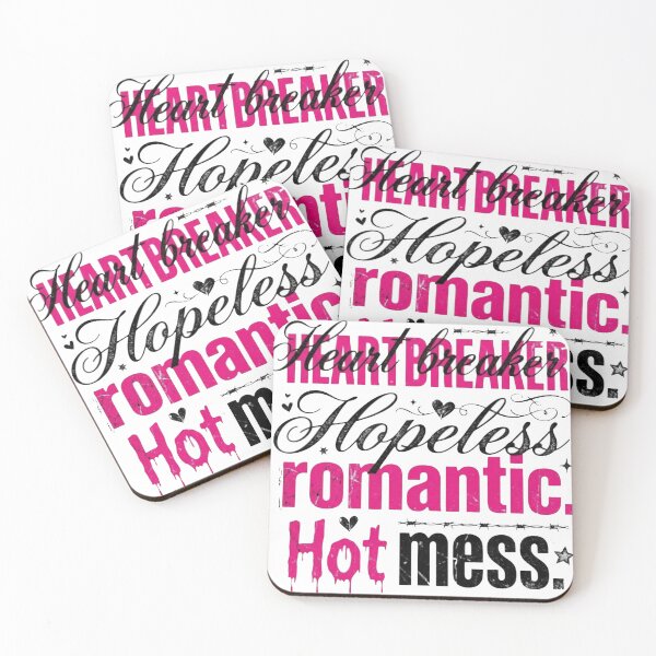 Item preview, Heartbreaker Hopeless Romantic Hot Mess Sad Girl Pink Design designed and sold by InkroarCo.