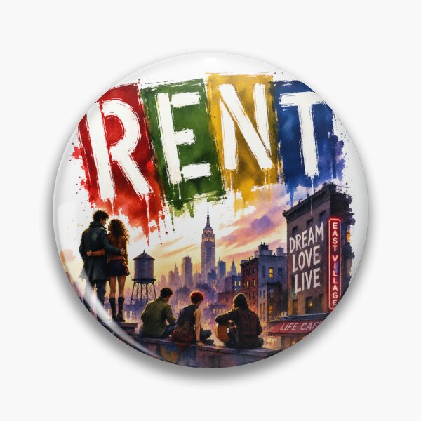 Item preview, RENT the Musical  designed and sold by Lyric Vault - Rock on.