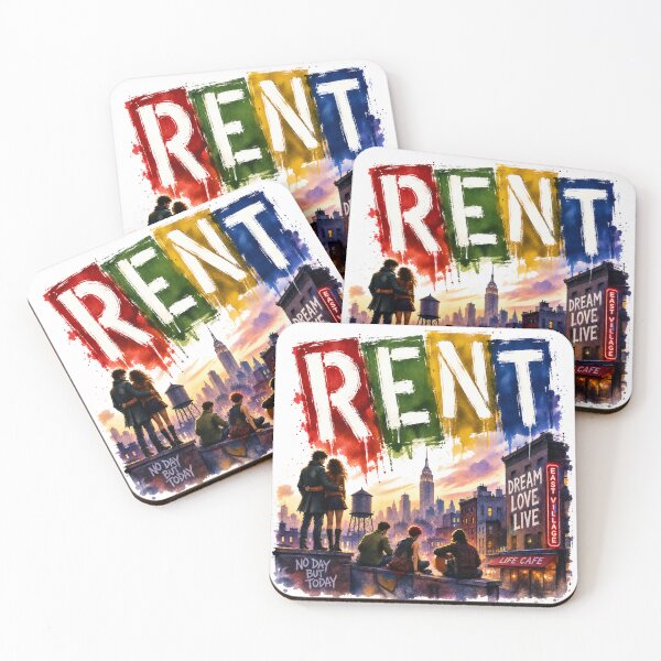 Item preview, RENT the Musical  designed and sold by Lyric Vault - Rock on.