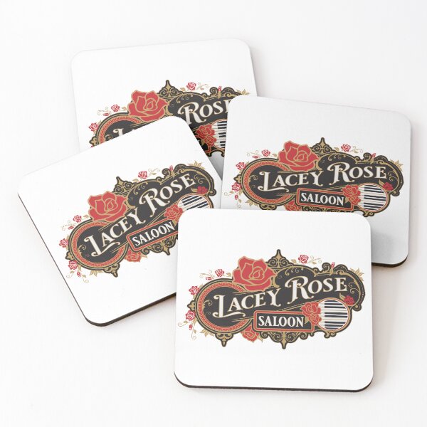 Item preview, Lacey Rose Saloon Vintage Red Rose and Piano Logo designed and sold by aevgxru.