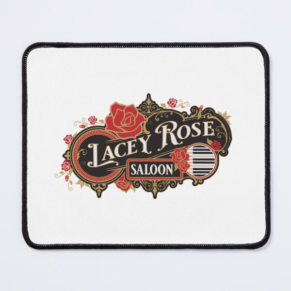 Item preview, Lacey Rose Saloon Vintage Red Rose and Piano Logo designed and sold by aevgxru.