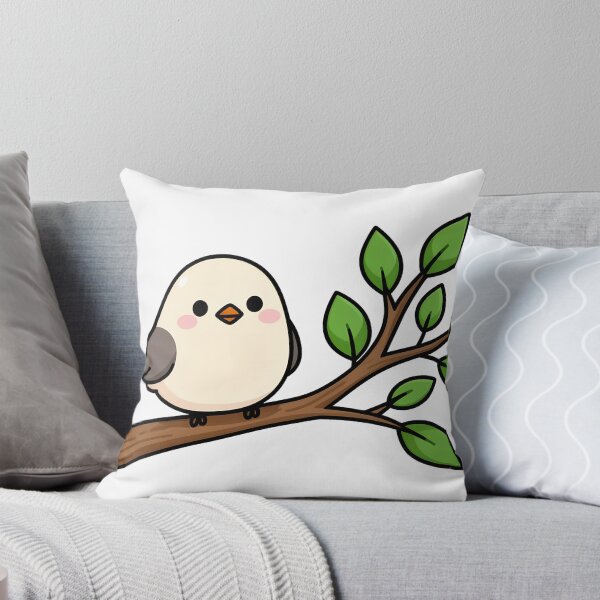 Item preview, Bird on a Branch, Cute Bird Illustration designed and sold by WrenAndWhimsy.