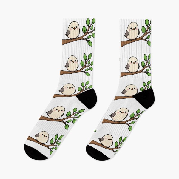 Item preview, Bird on a Branch, Cute Bird Illustration designed and sold by WrenAndWhimsy.
