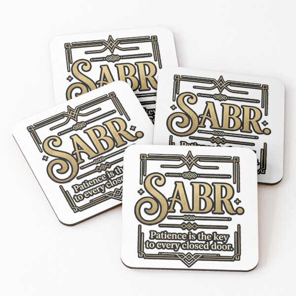 Item preview, Sabr Patience Is The Key To Every Closed Door Islamic Design designed and sold by InkroarCo.