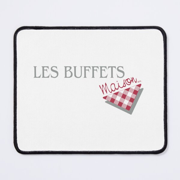 Item preview, Les Buffets Maison Catering Gingham Napkin Logo designed and sold by aevgxru.