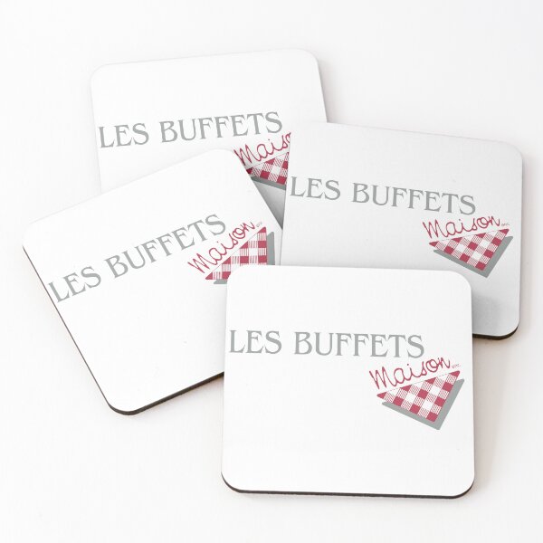 Item preview, Les Buffets Maison Catering Gingham Napkin Logo designed and sold by aevgxru.