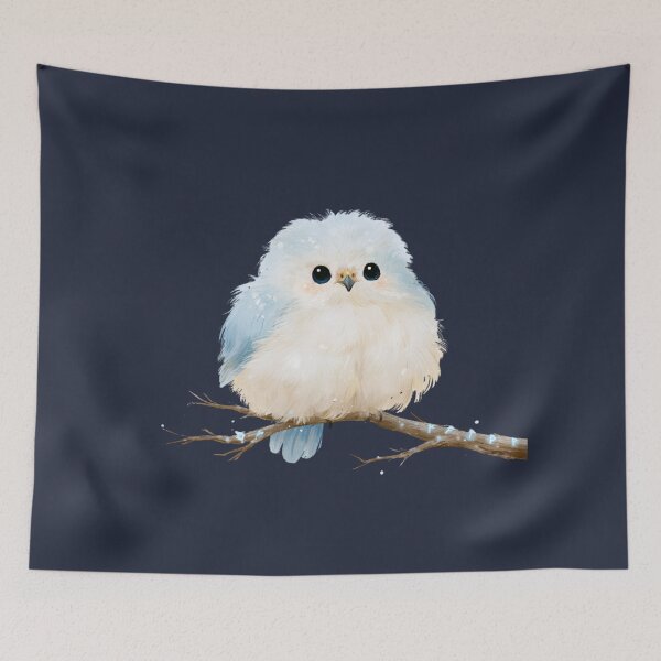Item preview, Baby Veðrfölnir: The Watchful Bird of Yggdrasil designed and sold by Artmugic.