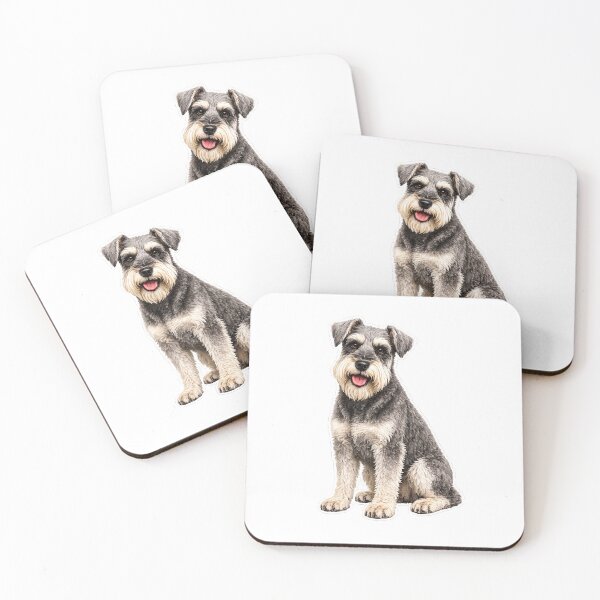 Item preview, Miniature Schnauzer dog designed and sold by BackgroundND.
