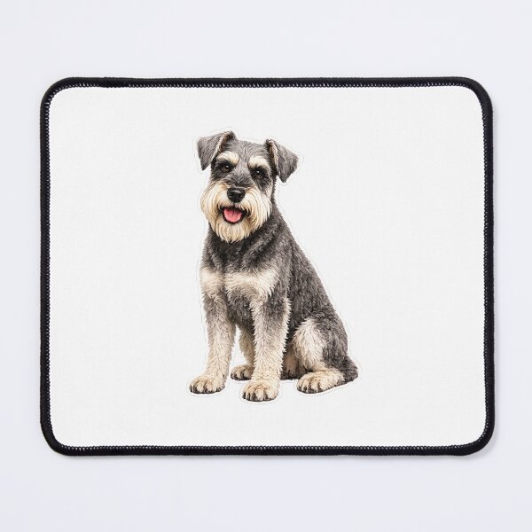 Item preview, Miniature Schnauzer dog designed and sold by BackgroundND.