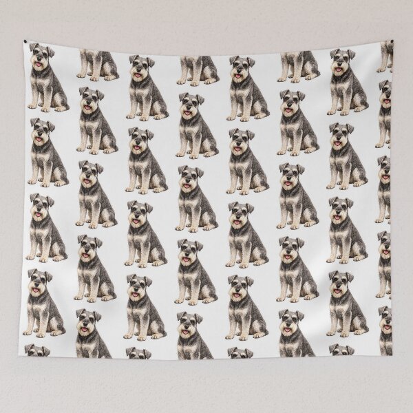 Item preview, Miniature Schnauzer dog designed and sold by BackgroundND.
