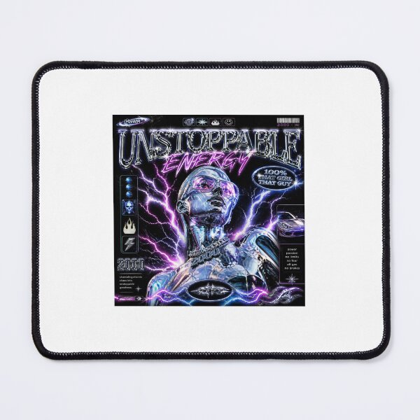 Item preview, Unstoppable Energy Y2K Cyber Lightning Art designed and sold by AnamikaArtVibe.