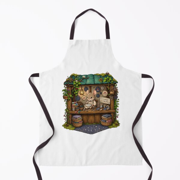 Item preview, Stitchcraft & Starlight | Enchanted Mouse Embroiderer | Magical Embroidery Workshop | Cottagecore Fantasy Sewing | Woodland Artisan designed and sold by MrDev.