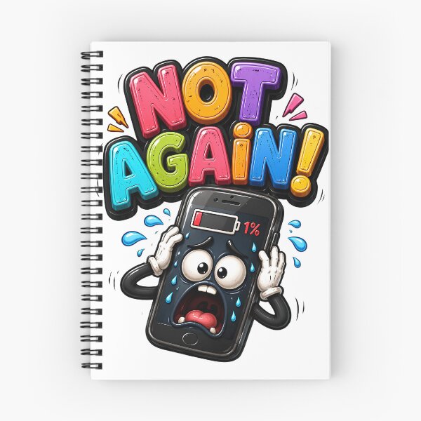 Item preview, Not Again Phone Battery Low Funny designed and sold by M.Store.