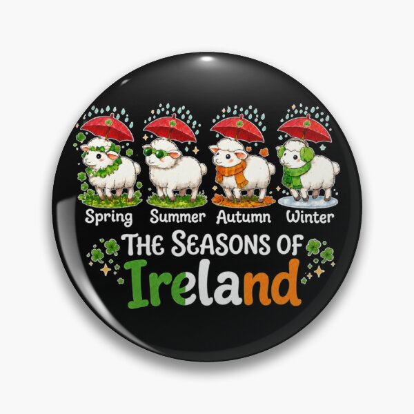 Item preview, The Seasons Patrick'S Day Ireland Four Cute Sheep Shamrocks designed and sold by MaskedTarget.