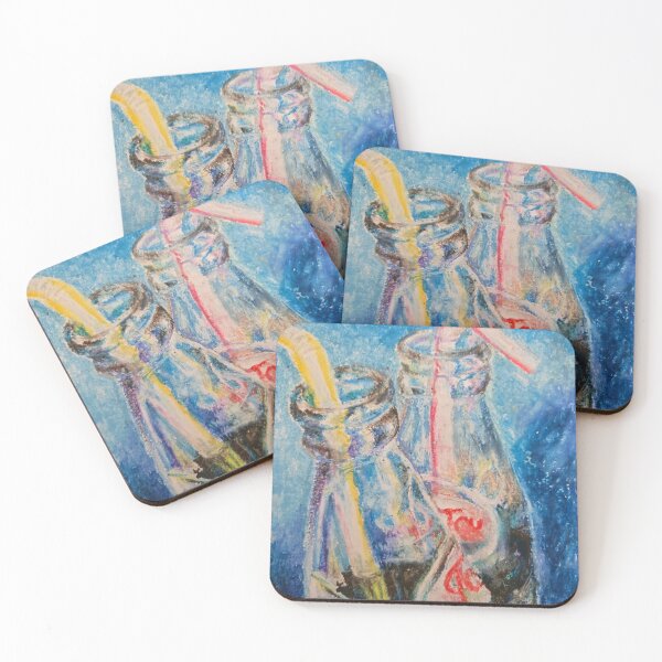 Item preview, Oil Pastel Print of Soda Cans designed and sold by jadexjournal.