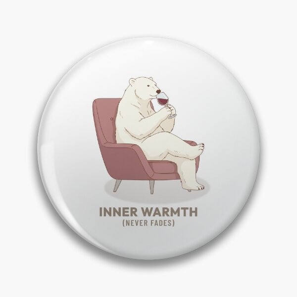 Item preview, Polar Bear Drinking Wine Cozy Evening Vintage Aesthetic designed and sold by COZY VINTAGE animal.