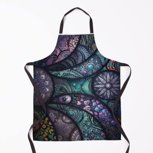 Item preview, Abstract Boho Mandala Mosaic Pattern designed and sold by yanderedev.