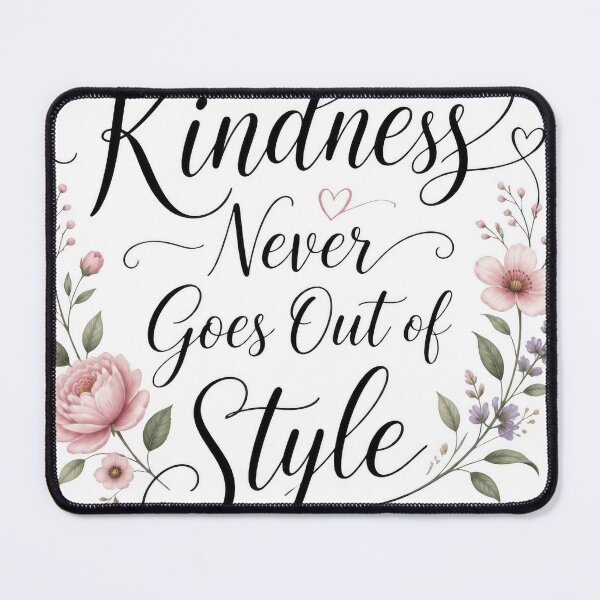 Item preview, Kindness Never Goes Out of Style Floral Quote Design designed and sold by Irfanmulyana.