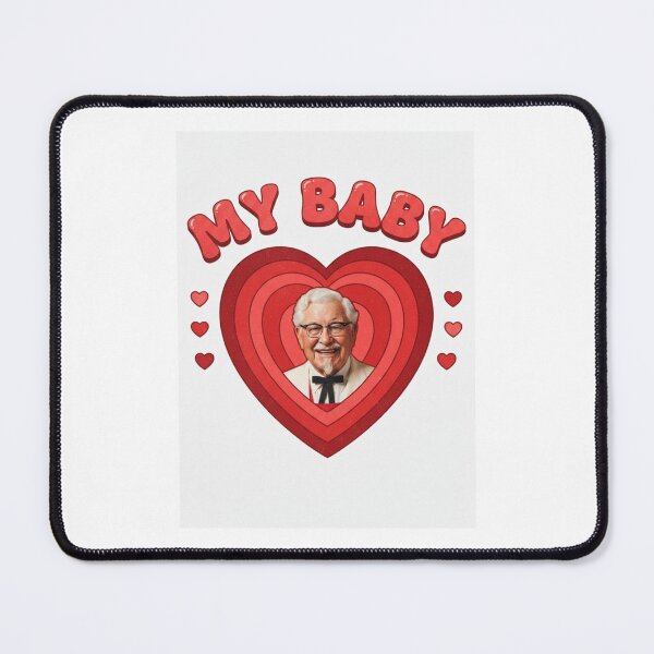 Item preview, Colonel sanders kfc my baby boyfriend love birthday funny prank meme gift weird designed and sold by CheeseBlueprint.