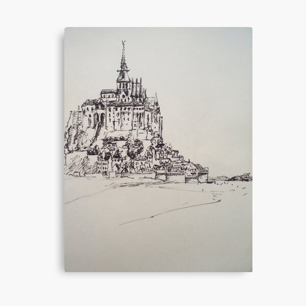 Le Mont Saint Michel Canvas Print