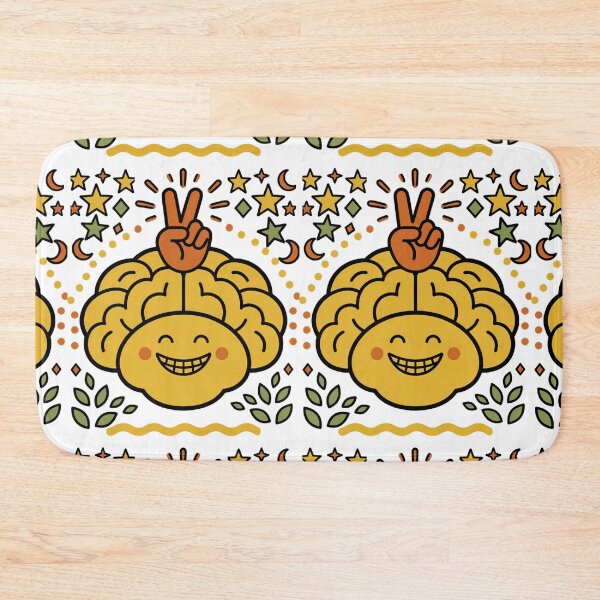 Item preview, Mindful Overthinker Funny Brain Peace Sign T-Shirt designed and sold by KMKreatives.
