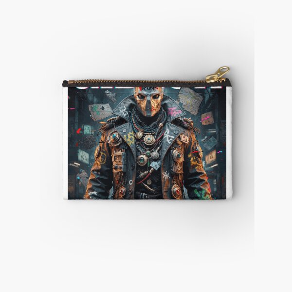Item preview, Gideon Masked Cyberpunk Warrior in Graffiti City designed and sold by AldricFenlow.