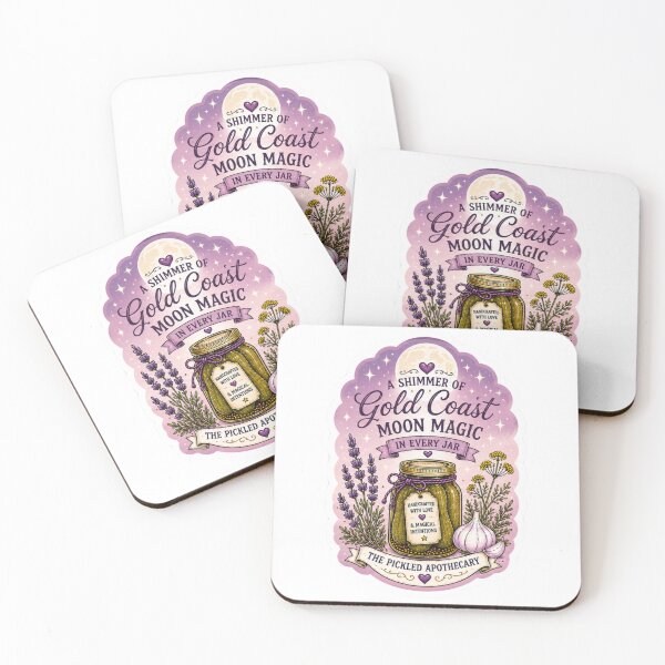 Item preview, Gold Coast Moon Magic Pickle Sticker designed and sold by Imagine Ink Design Studio.