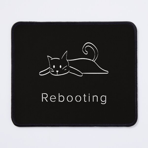 Item preview, Rebooting | Cat Operating System | Minimalist Relaxed Cat designed and sold by ContigoART.
